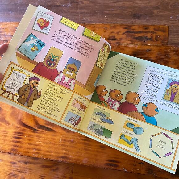 Vintage 1996 The Berenstain Bears Draw-It! Drawing Lessons From Stan & Jan Book - Picture 3 of 6